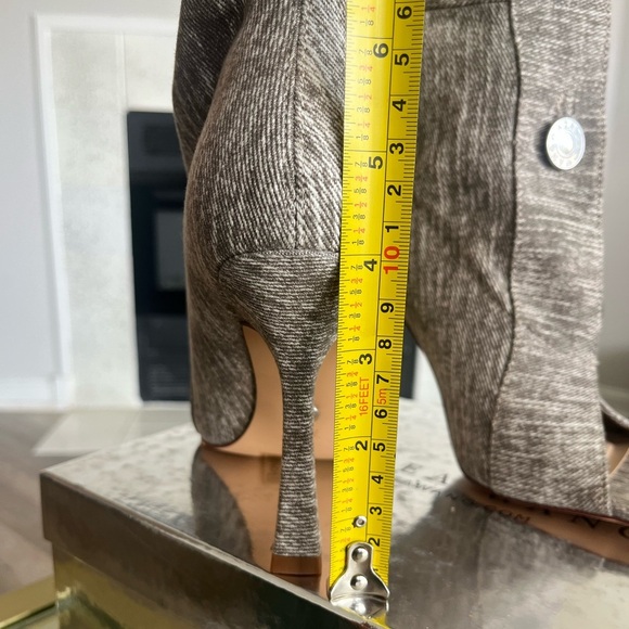 Azalea Wang Denim Open Toe Bootie - Picture 10 of 10